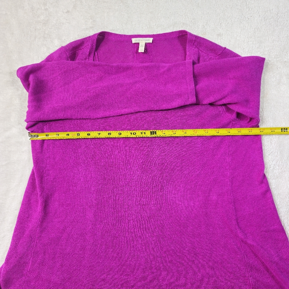 Eileen Fisher Purple Sweater Size L - Picture 8 of 9